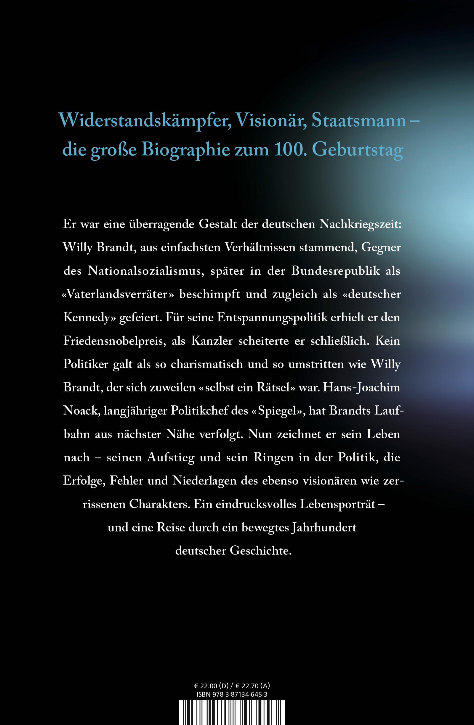 Rückseitencover Willy Brandt