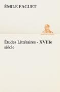 Vorderes Coverbild Études Littéraires - XVIIIe siècle.