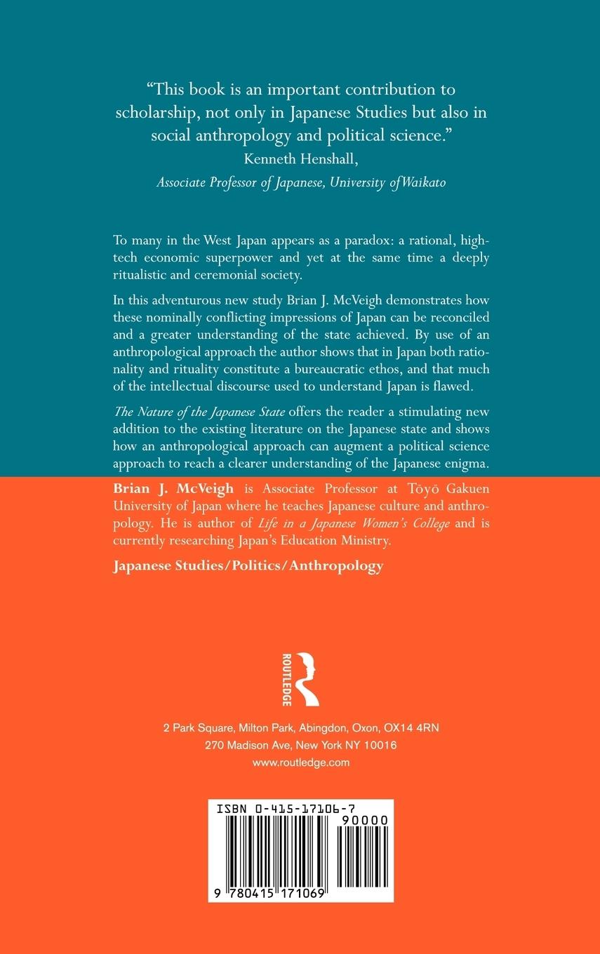 Rückseitencover The Nature of the Japanese State