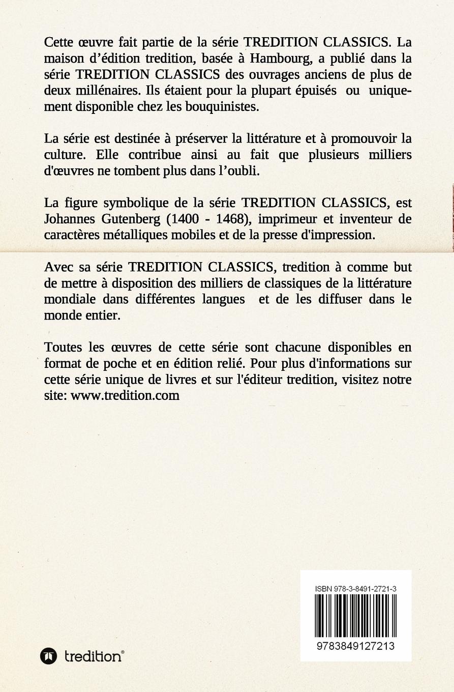 Rückseitencover Lettres à un ami, 1865-1872