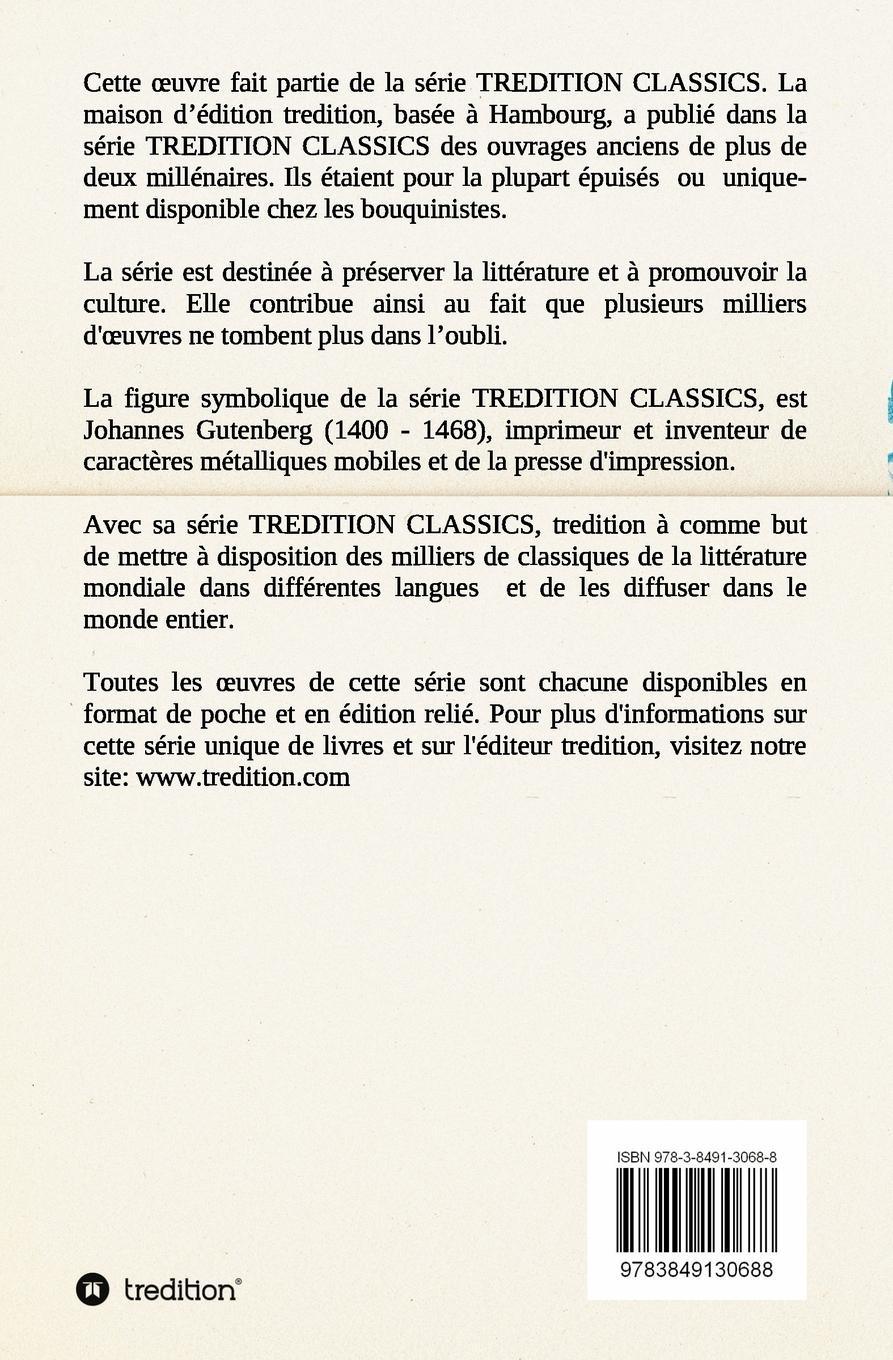 Rückseitencover Mémoires de Joseph Fouché, Duc d'Otrante, Ministre de la Police Générale Tome I