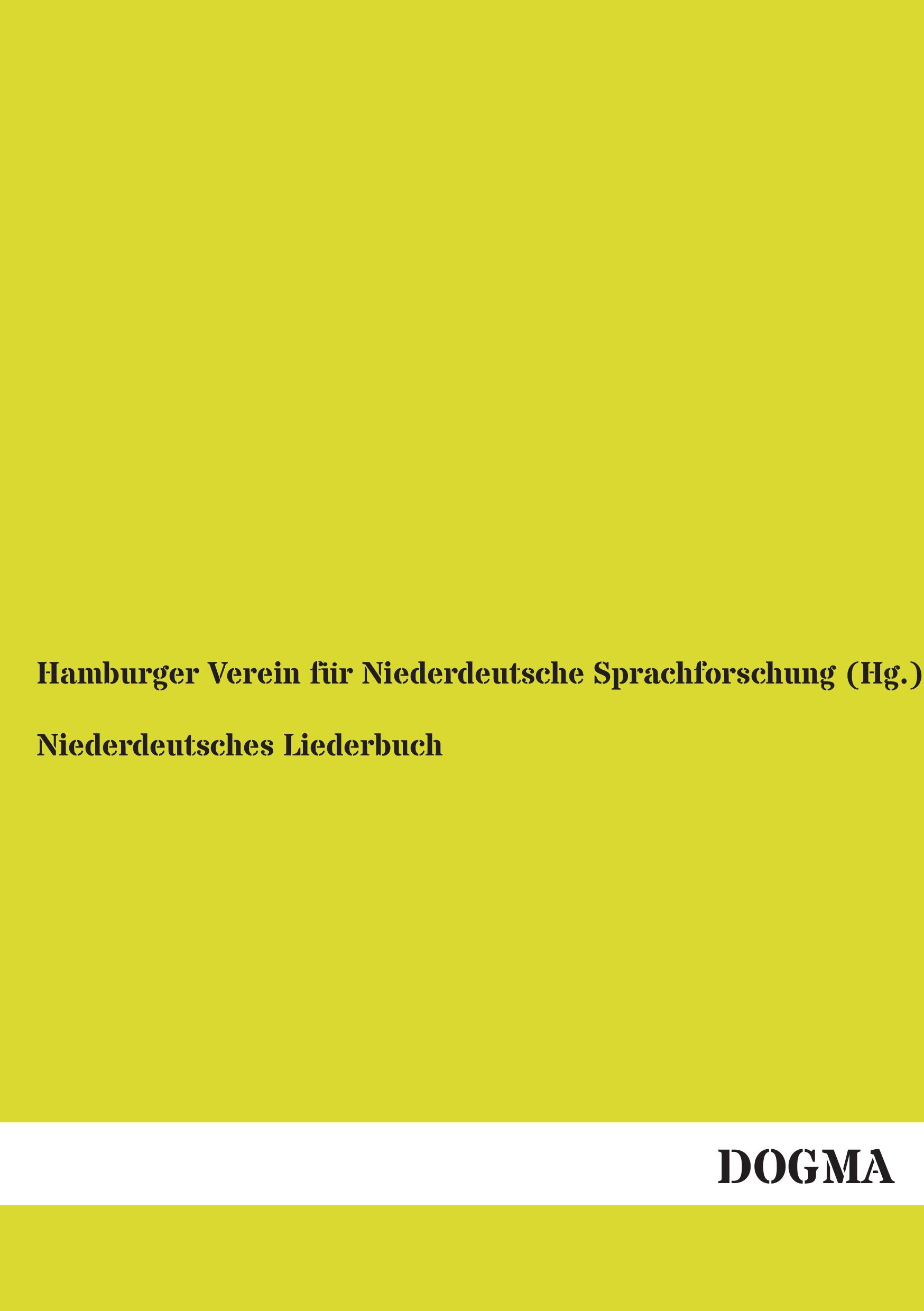 Vorderes Coverbild Niederdeutsches Liederbuch