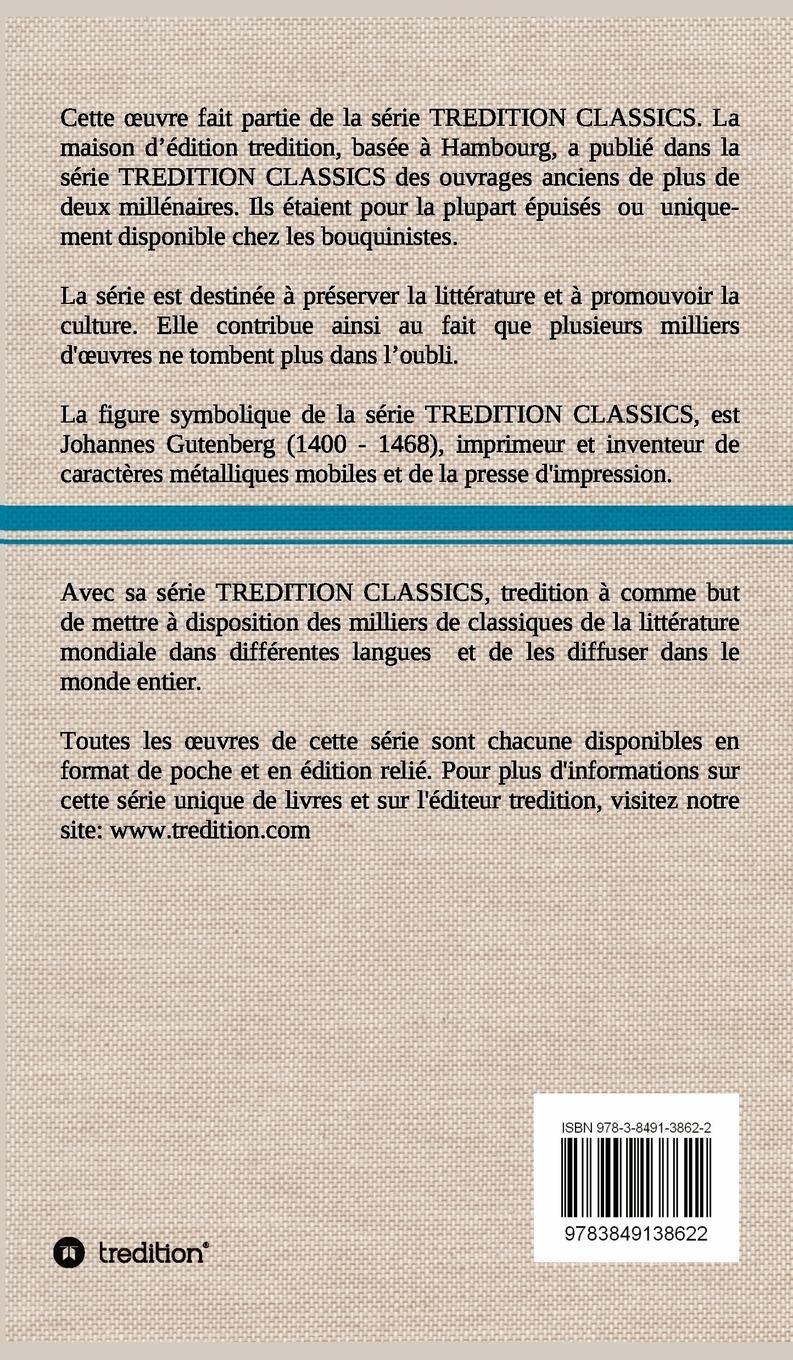 Rückseitencover Le Livre des Mères et des Enfants, Tome I