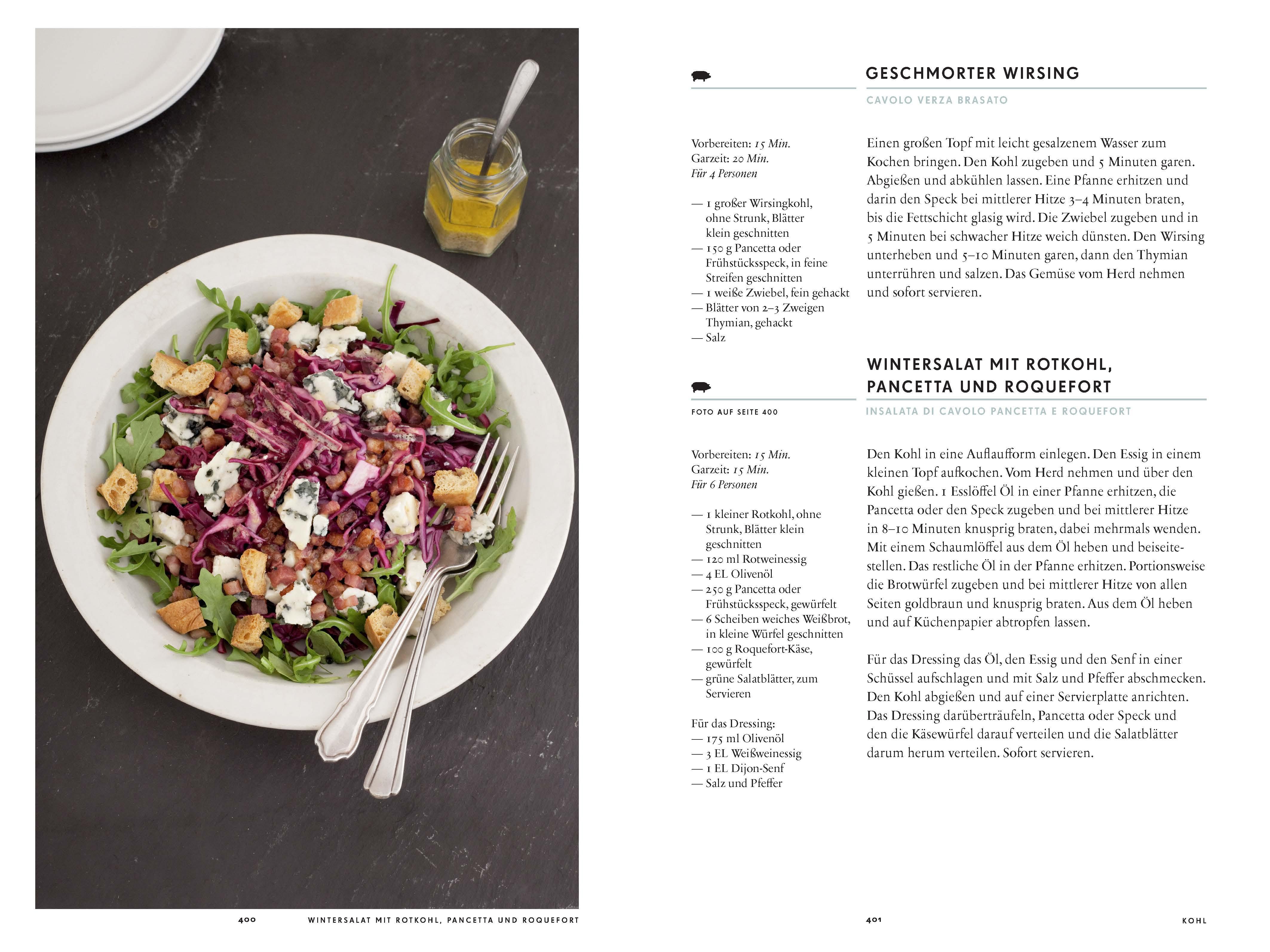 Beispielinhalt (Bild) Zum Glück Gemüse. 350 Gemüserezepte für alle Jahreszeiten