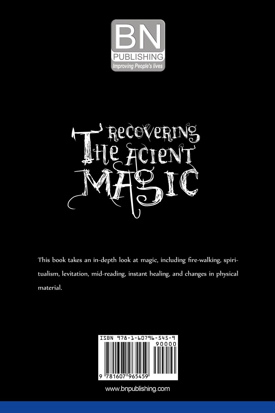 Rückseitencover Recovering the Ancient Magic