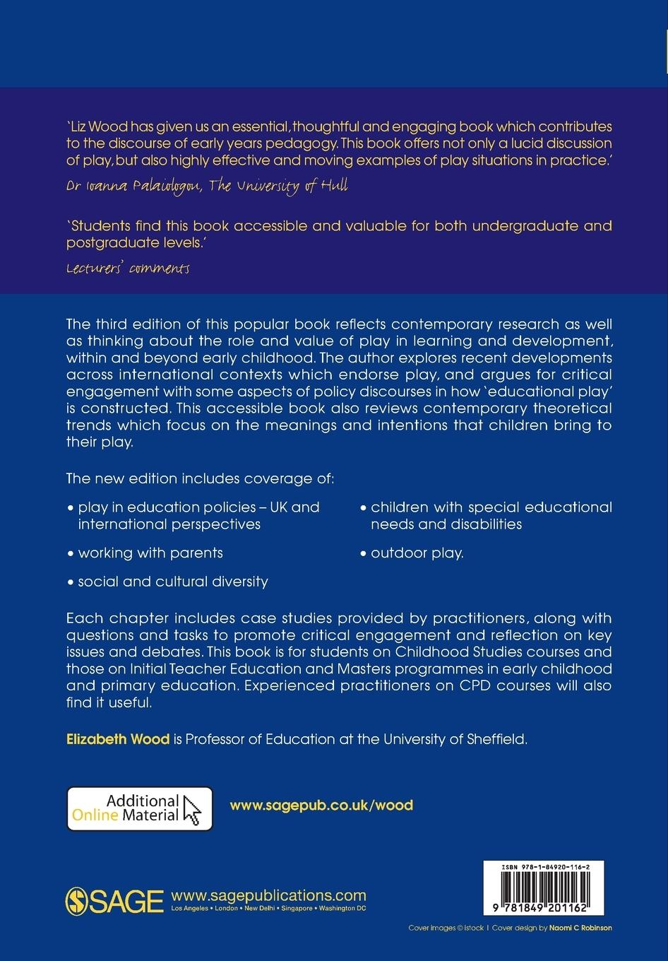 Rückseitencover Play, Learning and the Early Childhood Curriculum