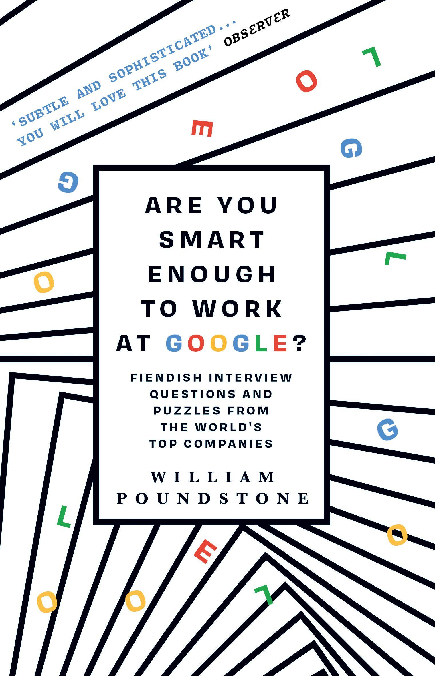 Vorderes Coverbild Are You Smart Enough to Work at Google?