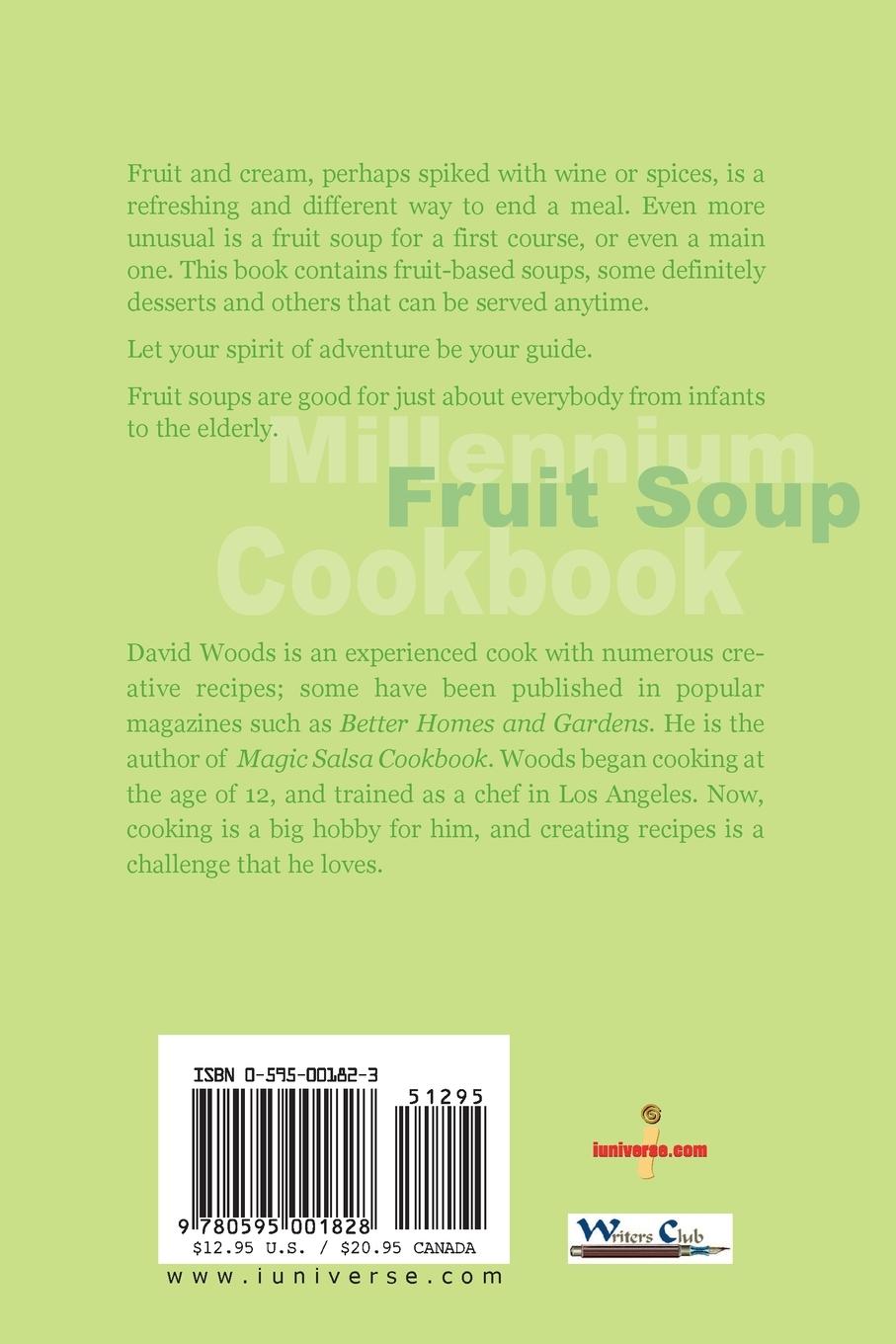 Rückseitencover Millennium Fruit Soup Cookbook