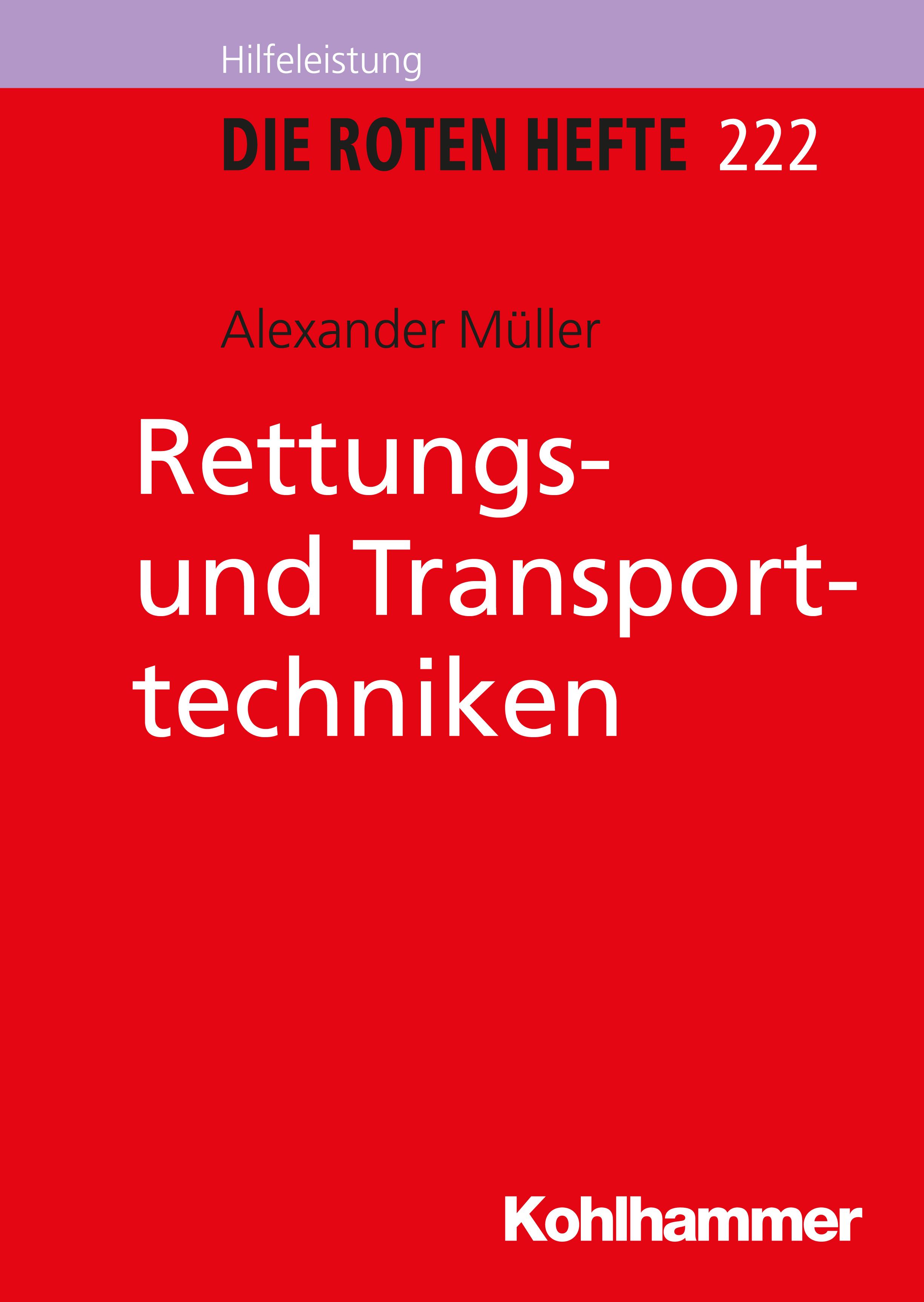 Vorderes Coverbild Rettungs- und Transporttechniken