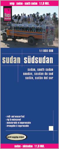 Vorderes Coverbild Reise Know-How Landkarte Sudan, Südsudan (1:1.800.000)