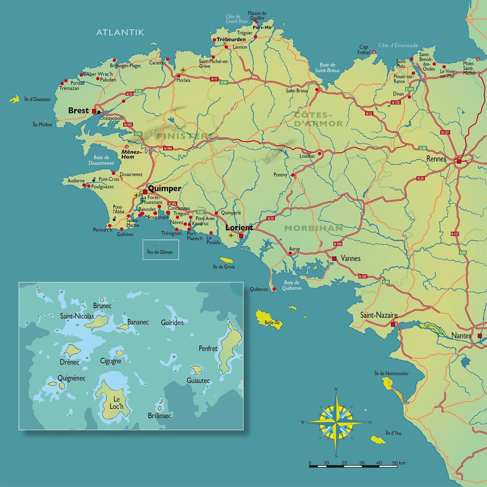 Beispielinhalt (Bild) Bretonische Brandung