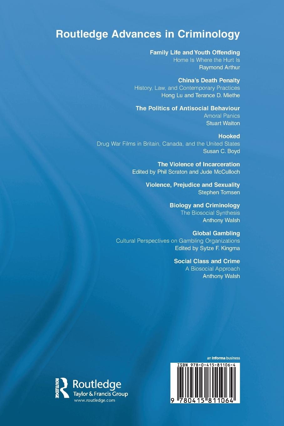 Rückseitencover Social Class and Crime