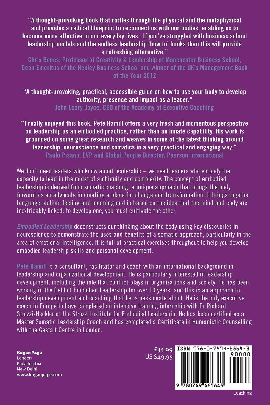 Rückseitencover Embodied Leadership