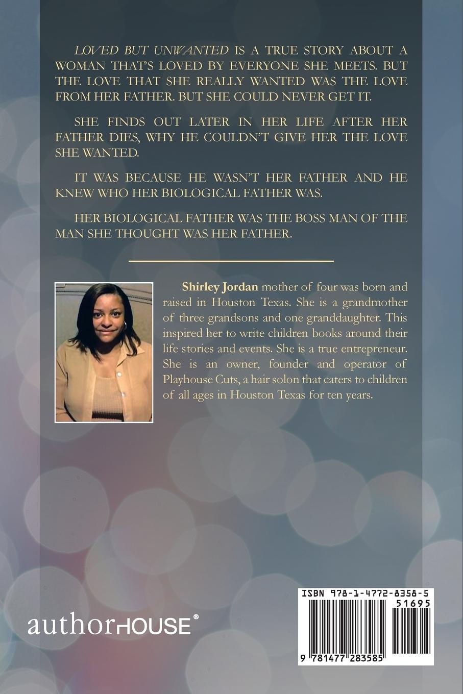 Rückseitencover Loved But Unwanted THE POWER BEHIND THE STORY