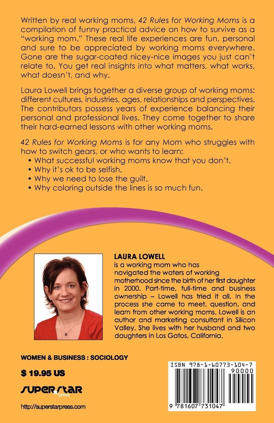 Rückseitencover 42 Rules for Working Moms (2nd Edition)