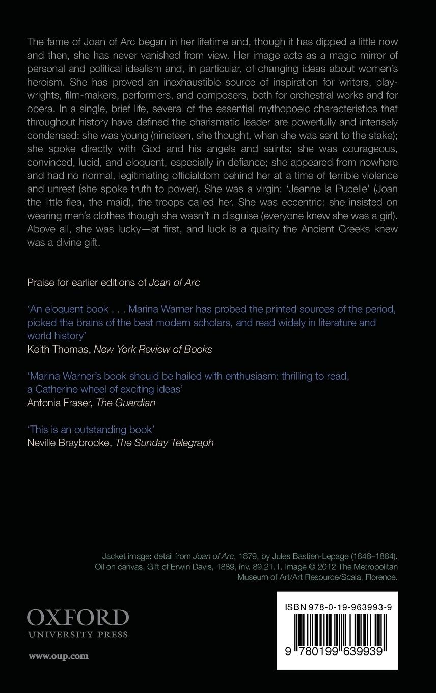 Rückseitencover JOAN OF ARC 2E C