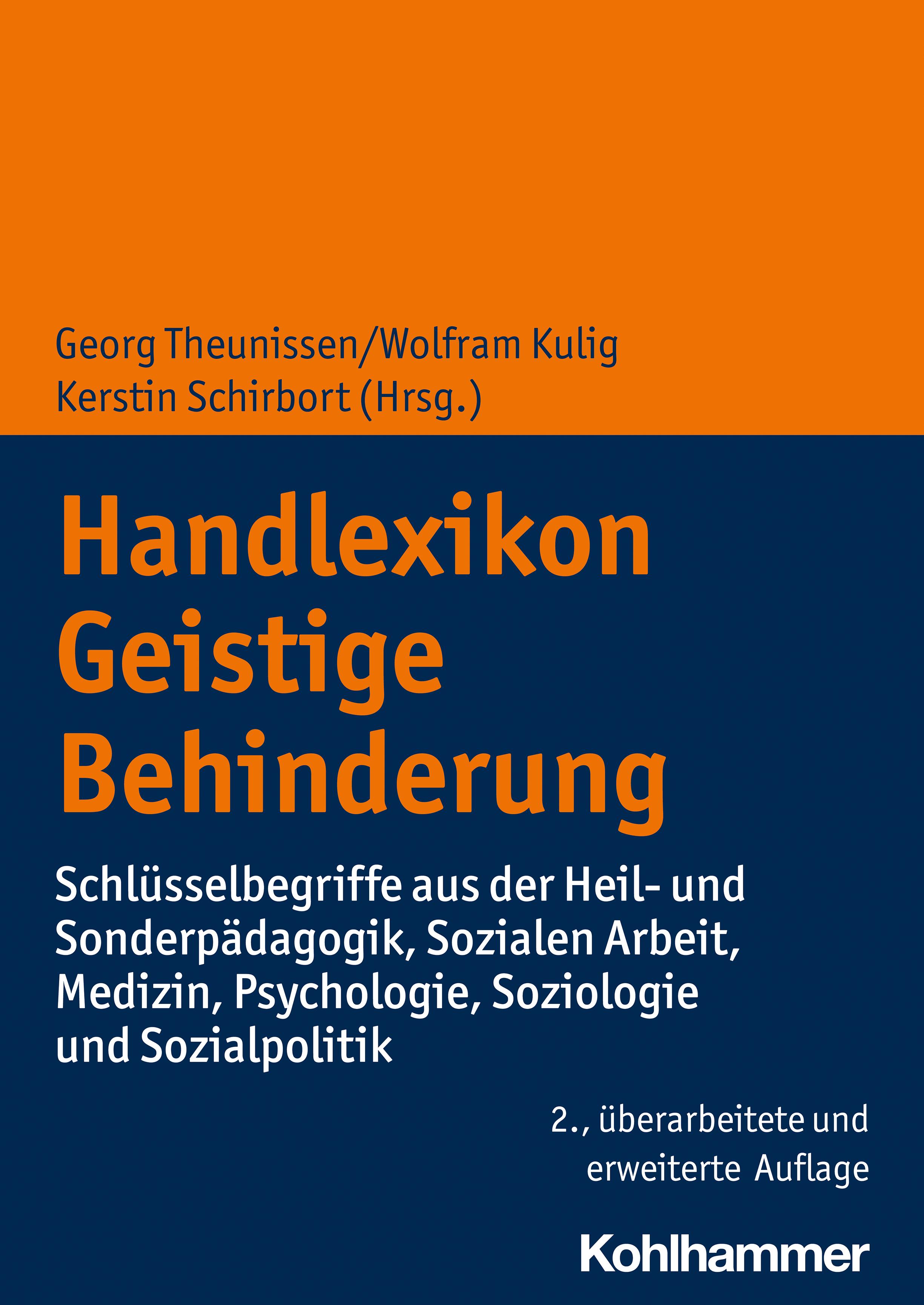 Vorderes Coverbild Handlexikon Geistige Behinderung