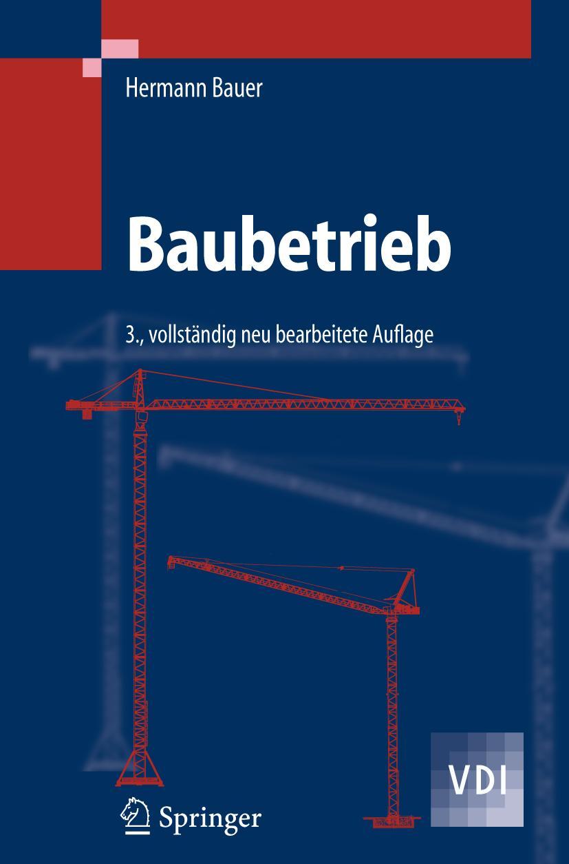 Vorderes Coverbild Baubetrieb