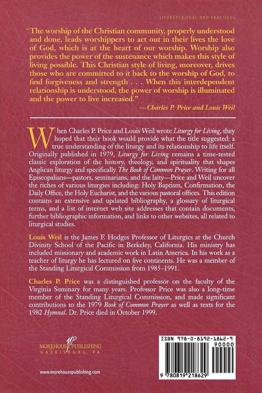 Rückseitencover Liturgy for Living