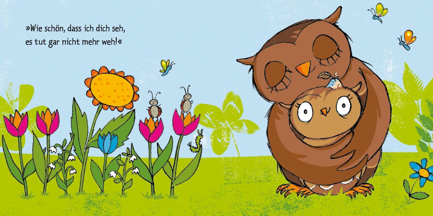 Beispielinhalt (Bild) Die Eule mit der Beule