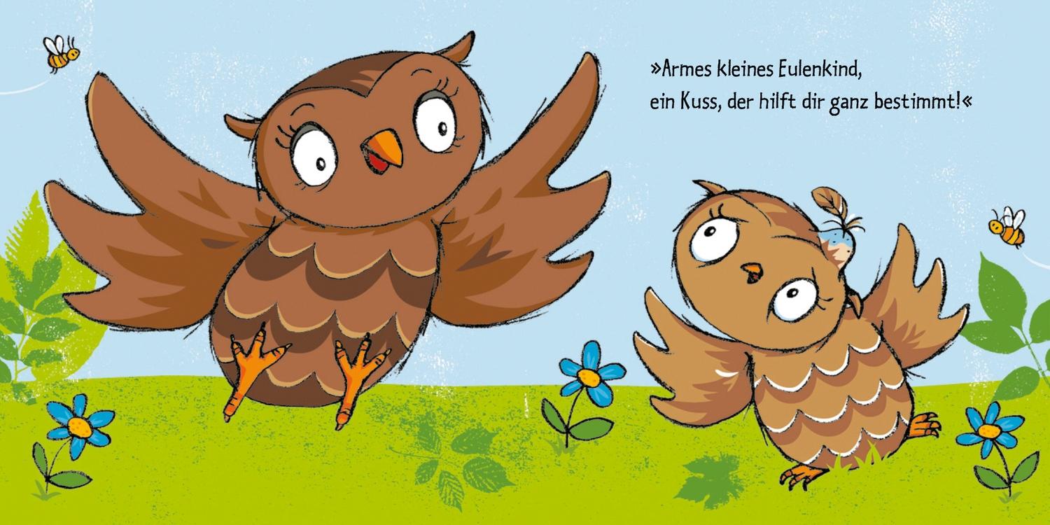 Beispielinhalt (Bild) Die Eule mit der Beule