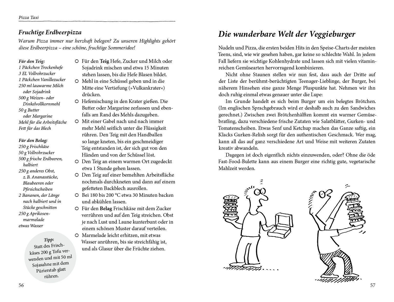 Beispielinhalt (Bild) Teenager auf Veggiekurs