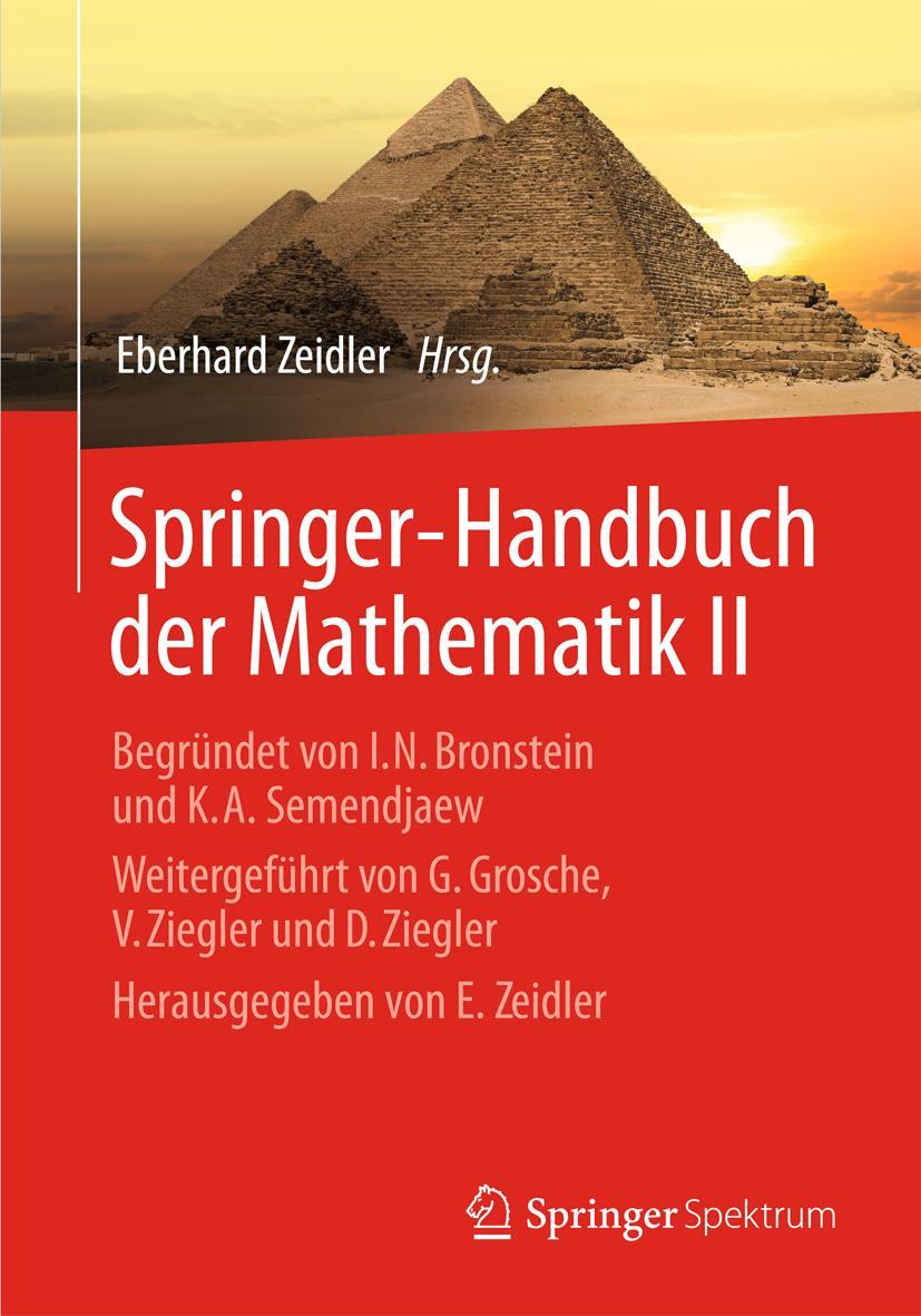 Vorderes Coverbild Springer-Handbuch der Mathematik II