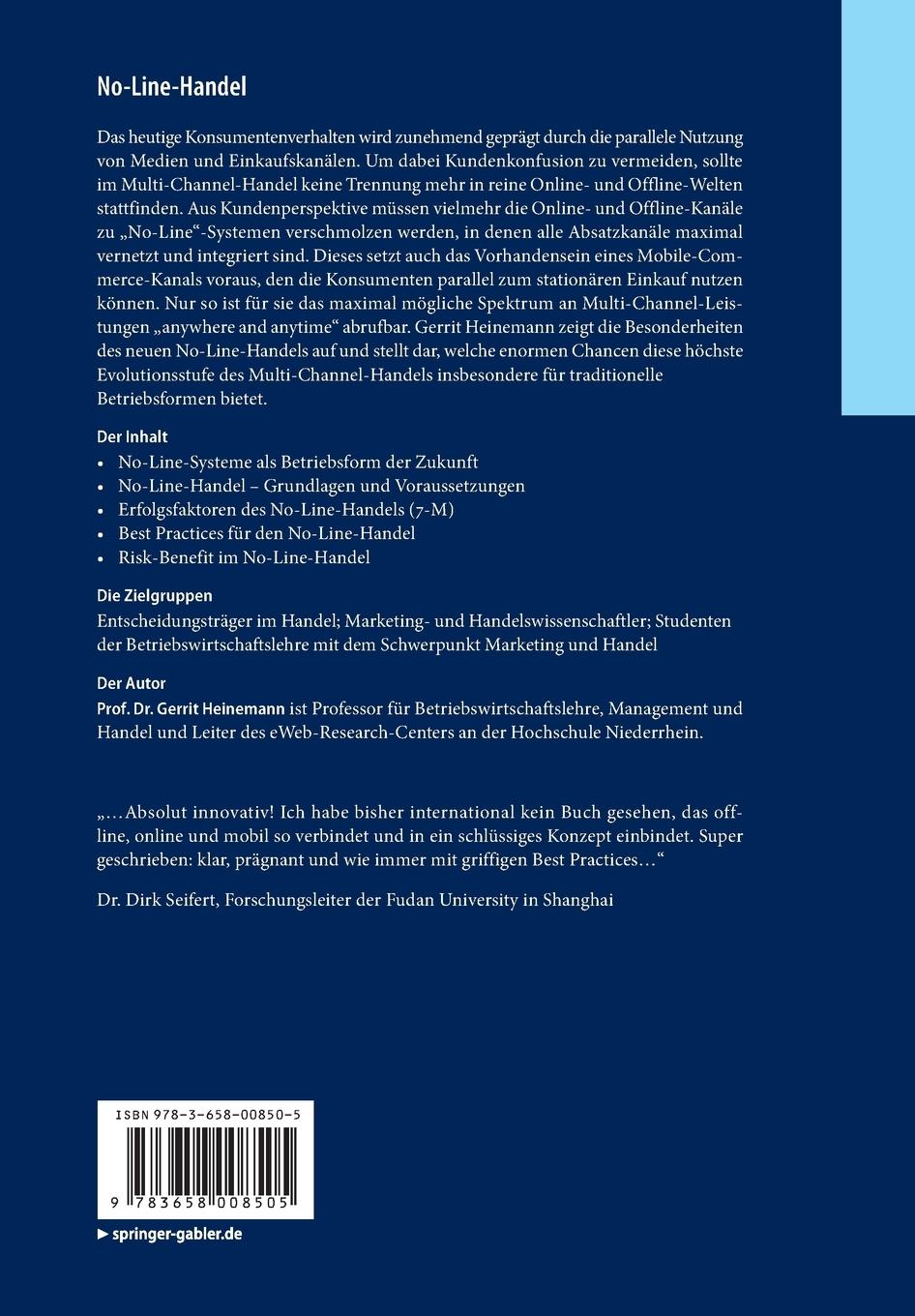 Rückseitencover No-Line-Handel