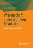 Vorderes Coverbild Wissenschaft in der digitalen Revolution