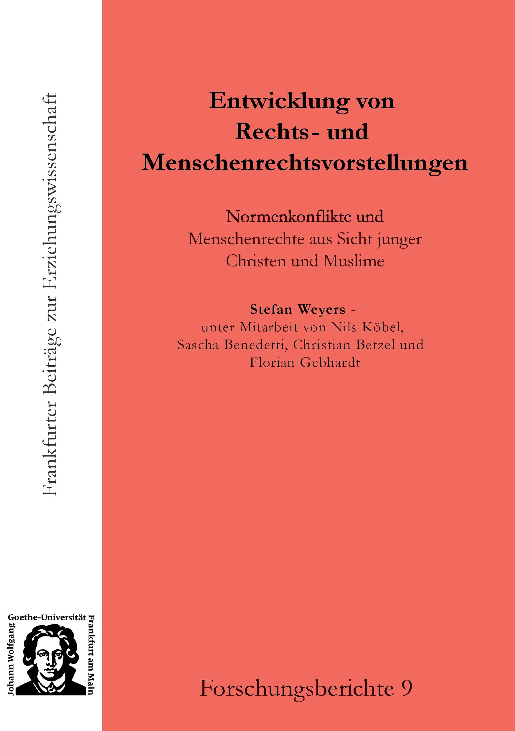 Vorderes Coverbild Entwicklung von Rechts- und Menschenrechtsvorstellungen