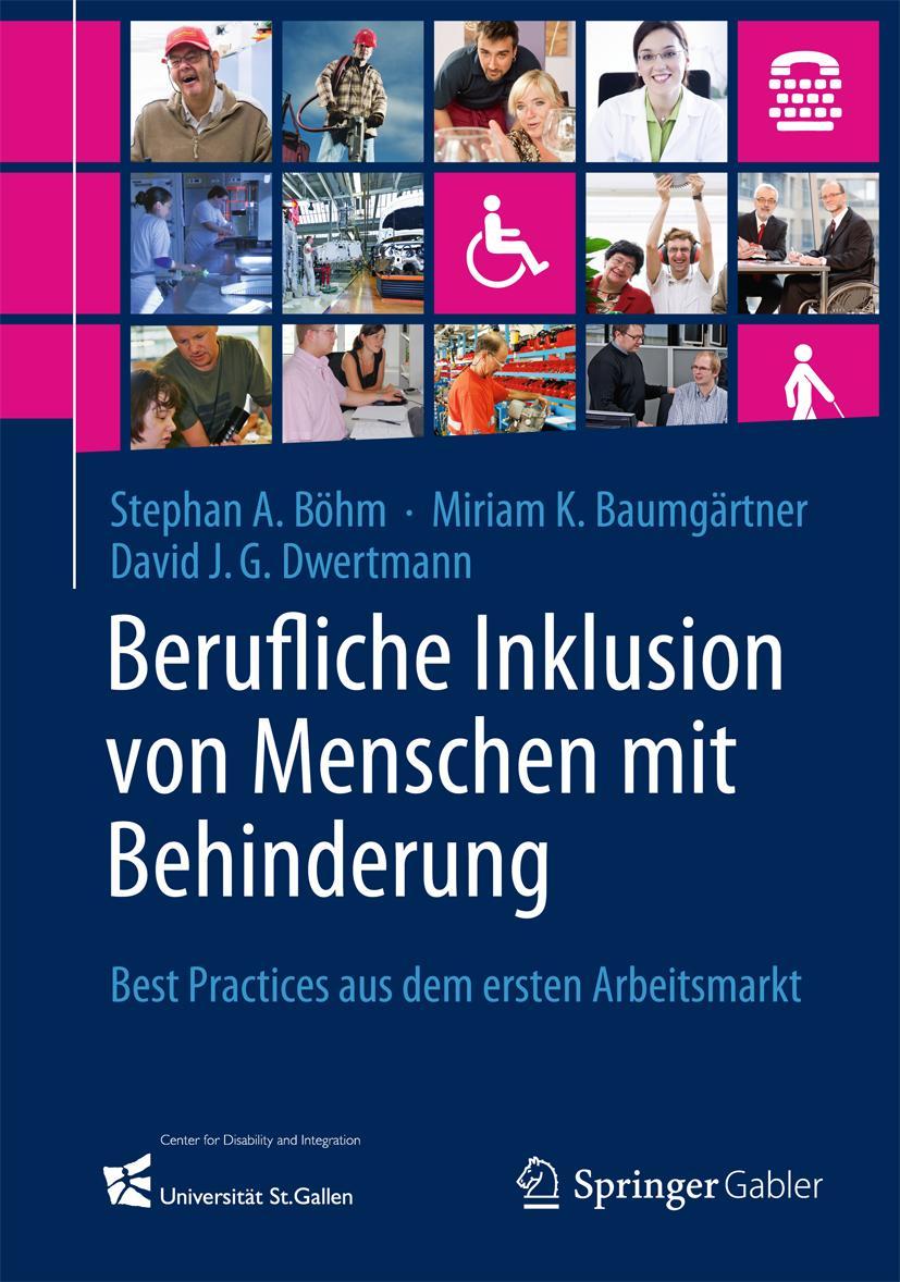 Vorderes Coverbild Berufliche Inklusion von Menschen mit Behinderung
