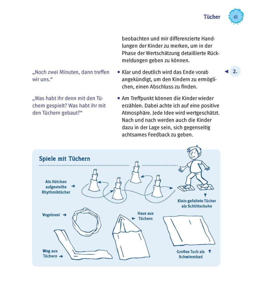 Beispielinhalt (Bild) Psychomotorik. Spiel, Spaß und Bewegung im Kindergarten