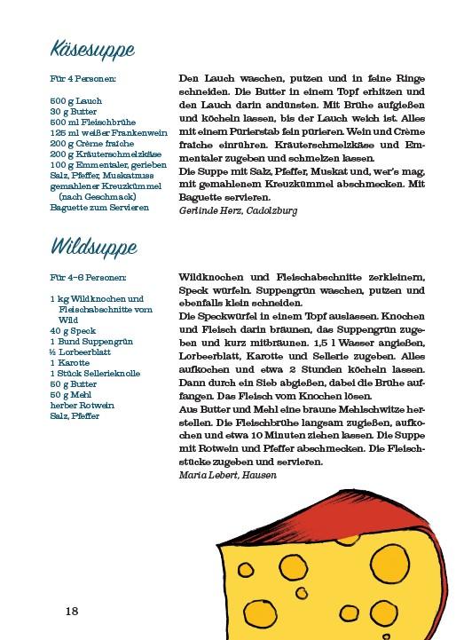 Beispielinhalt (Bild) Gessn werd derhamm