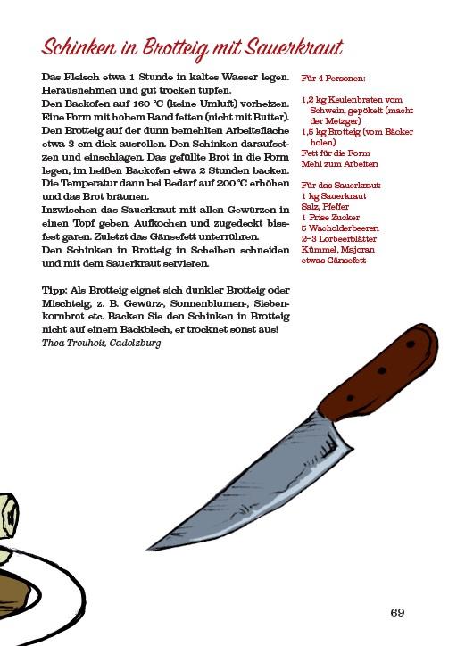 Beispielinhalt (Bild) Gessn werd derhamm