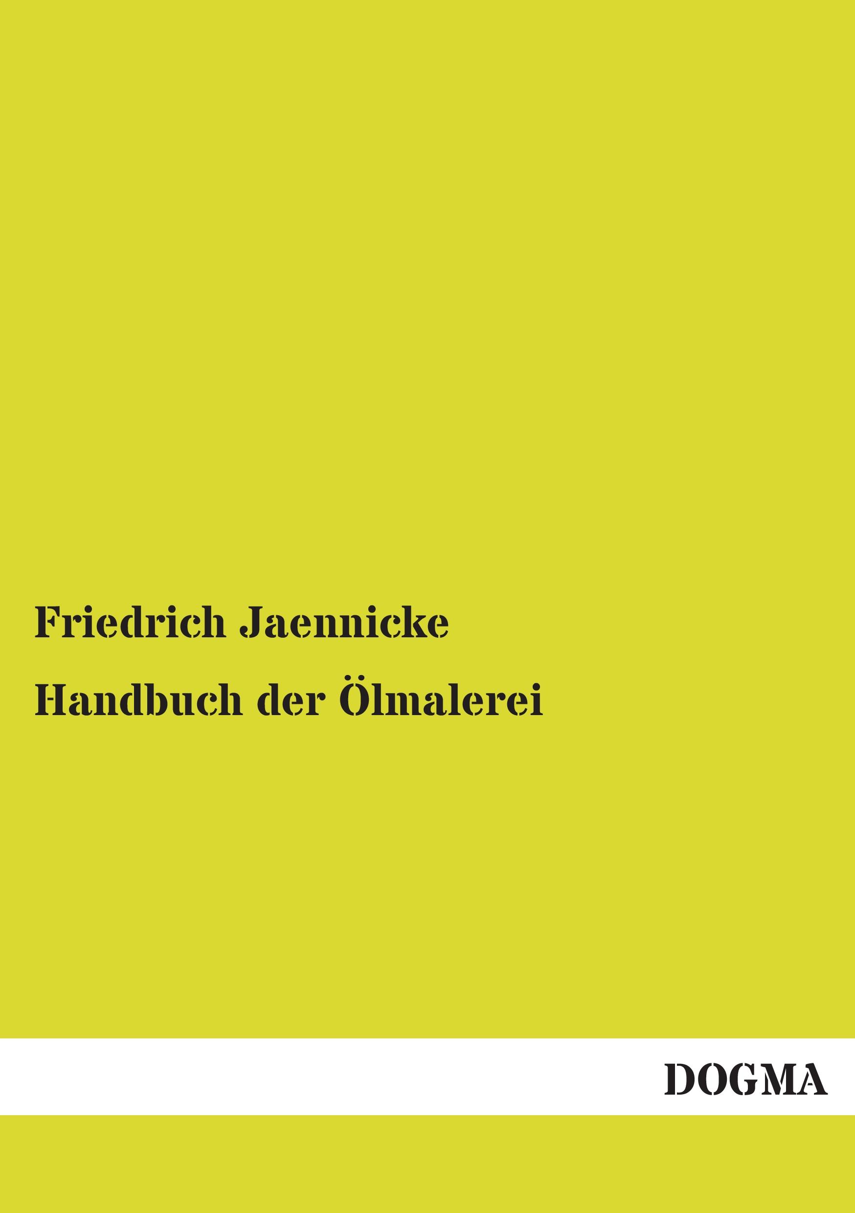 Vorderes Coverbild Handbuch der Ölmalerei