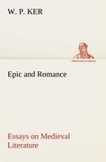 Vorderes Coverbild Epic and Romance Essays on Medieval Literature
