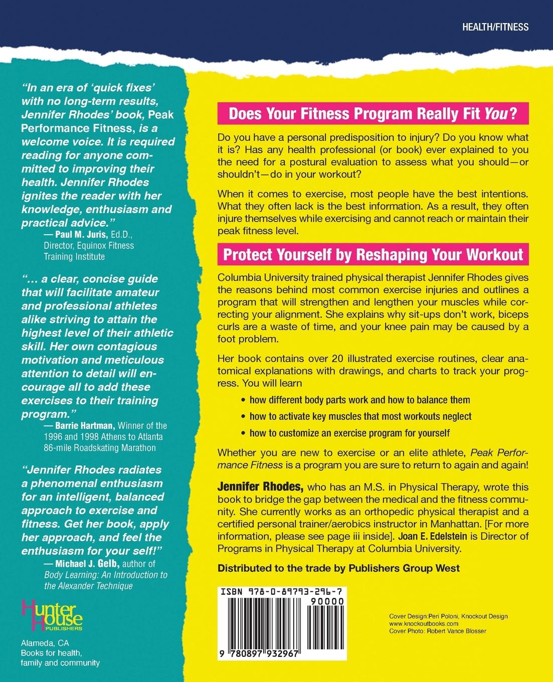 Rückseitencover Peak Performance Fitness