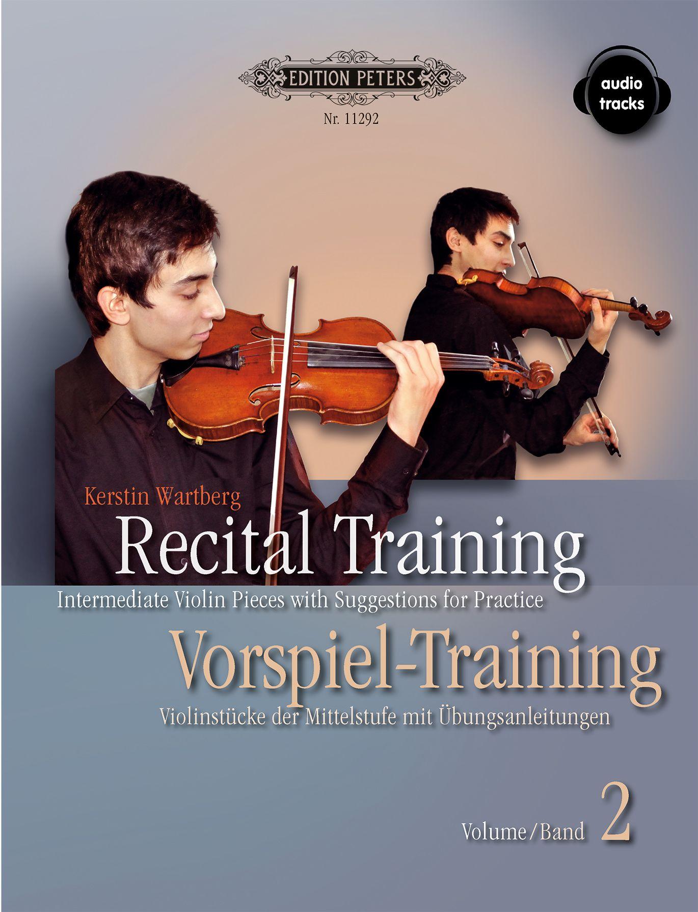 Vorderes Coverbild Recital Training Vol. 2 with 2 CDs / Vorspieltraining Band 2 mit 2 CDs