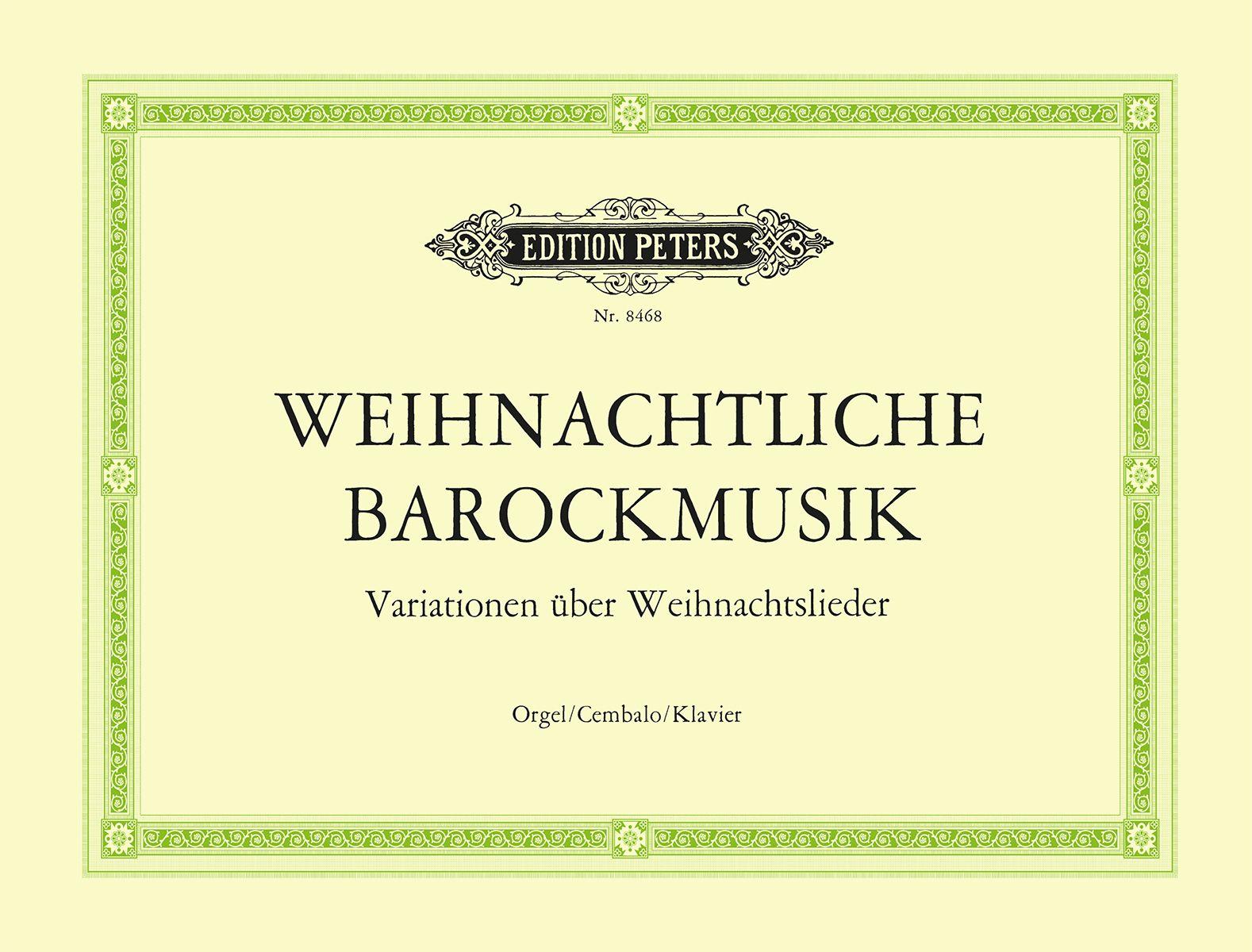 Vorderes Coverbild Baroque Music for Christmas