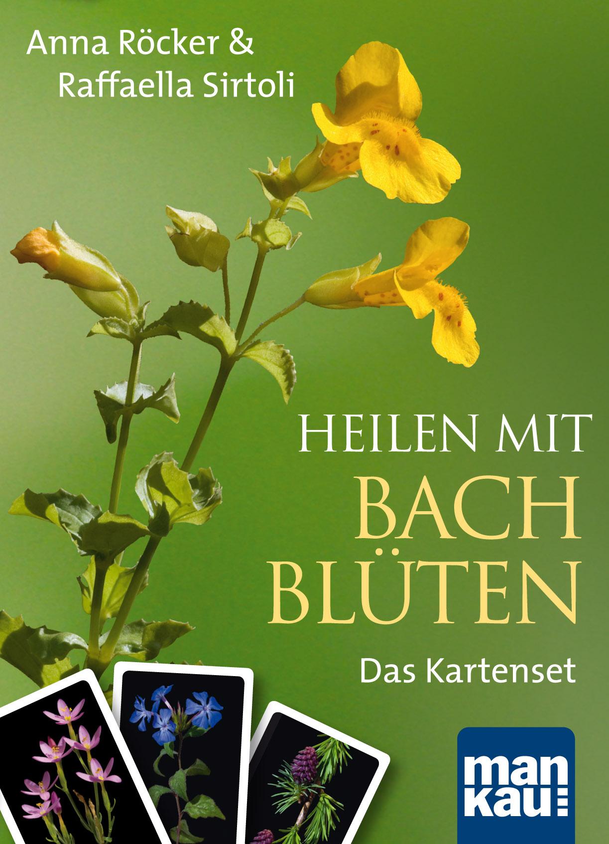 Vorderes Coverbild Heilen mit Bachblüten. Das Kartenset