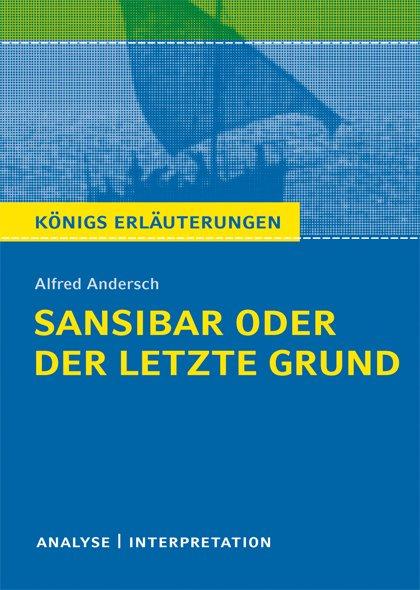 Vorderes Coverbild Sansibar oder der letzte Grund von Alfred Andersch.