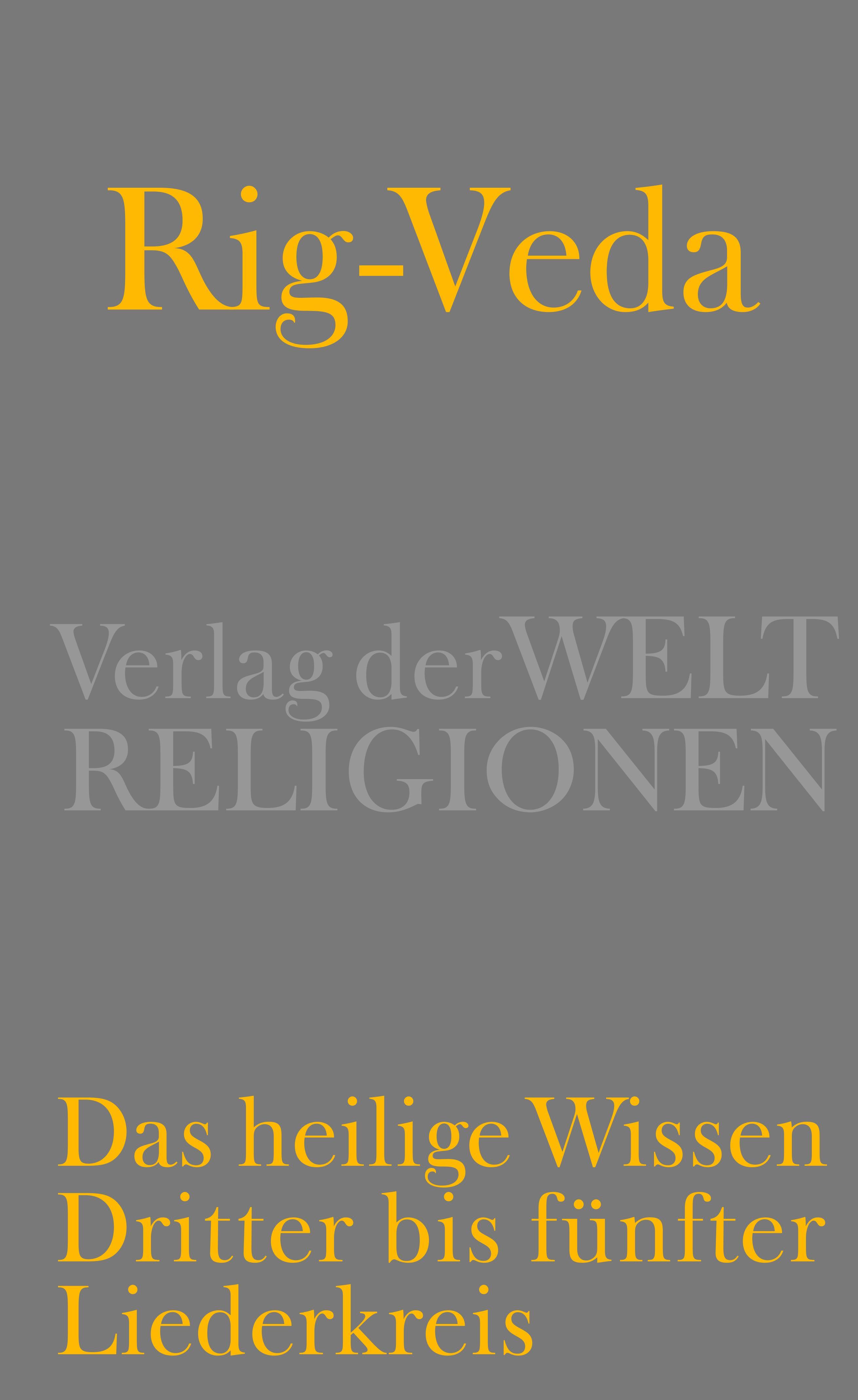 Vorderes Coverbild Rig-Veda - Das heilige Wissen