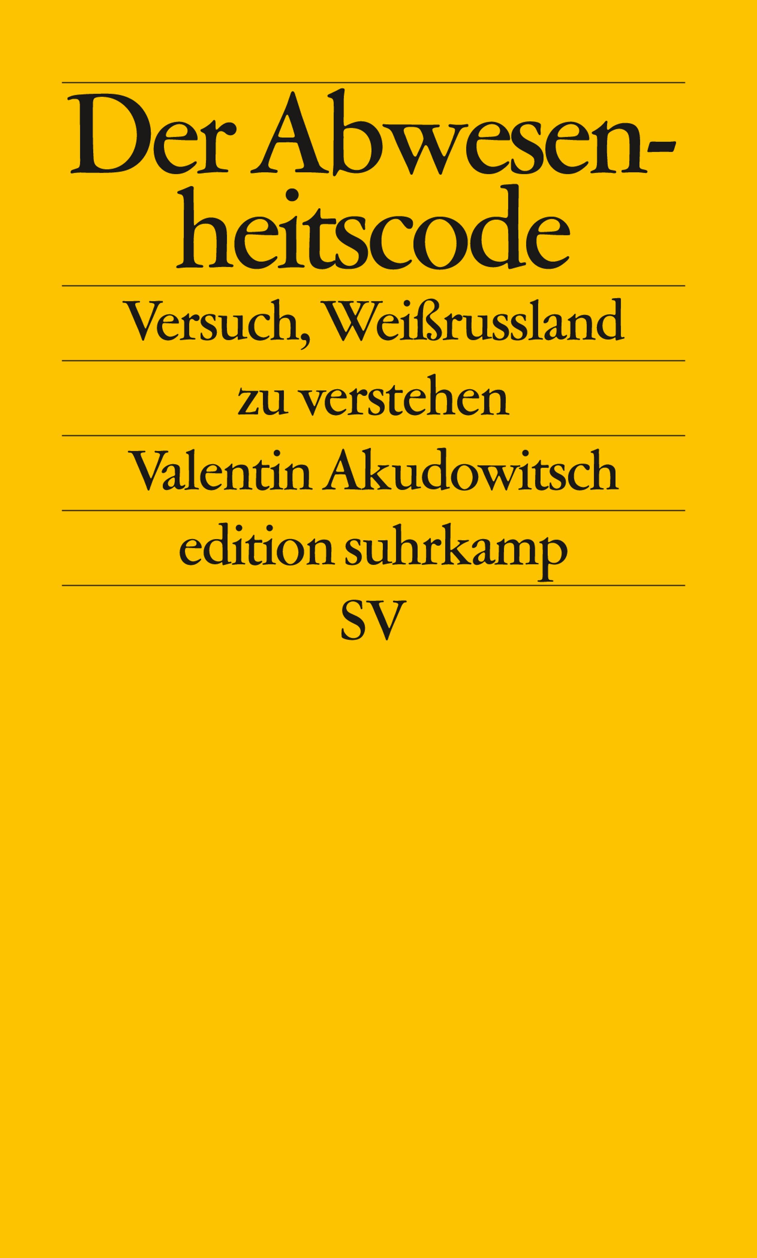 Vorderes Coverbild Der Abwesenheitscode