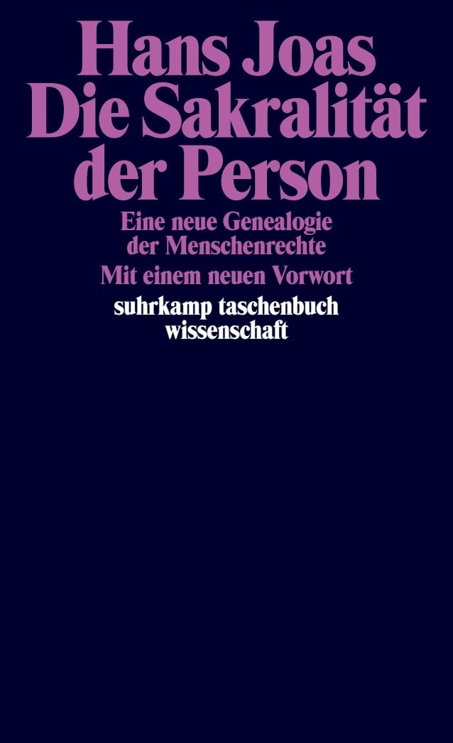 Vorderes Coverbild Die Sakralität der Person
