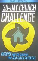 Vorderes Coverbild 30-Day Church Challenge Book: Discover How You Can Reach Your God-Given Potential