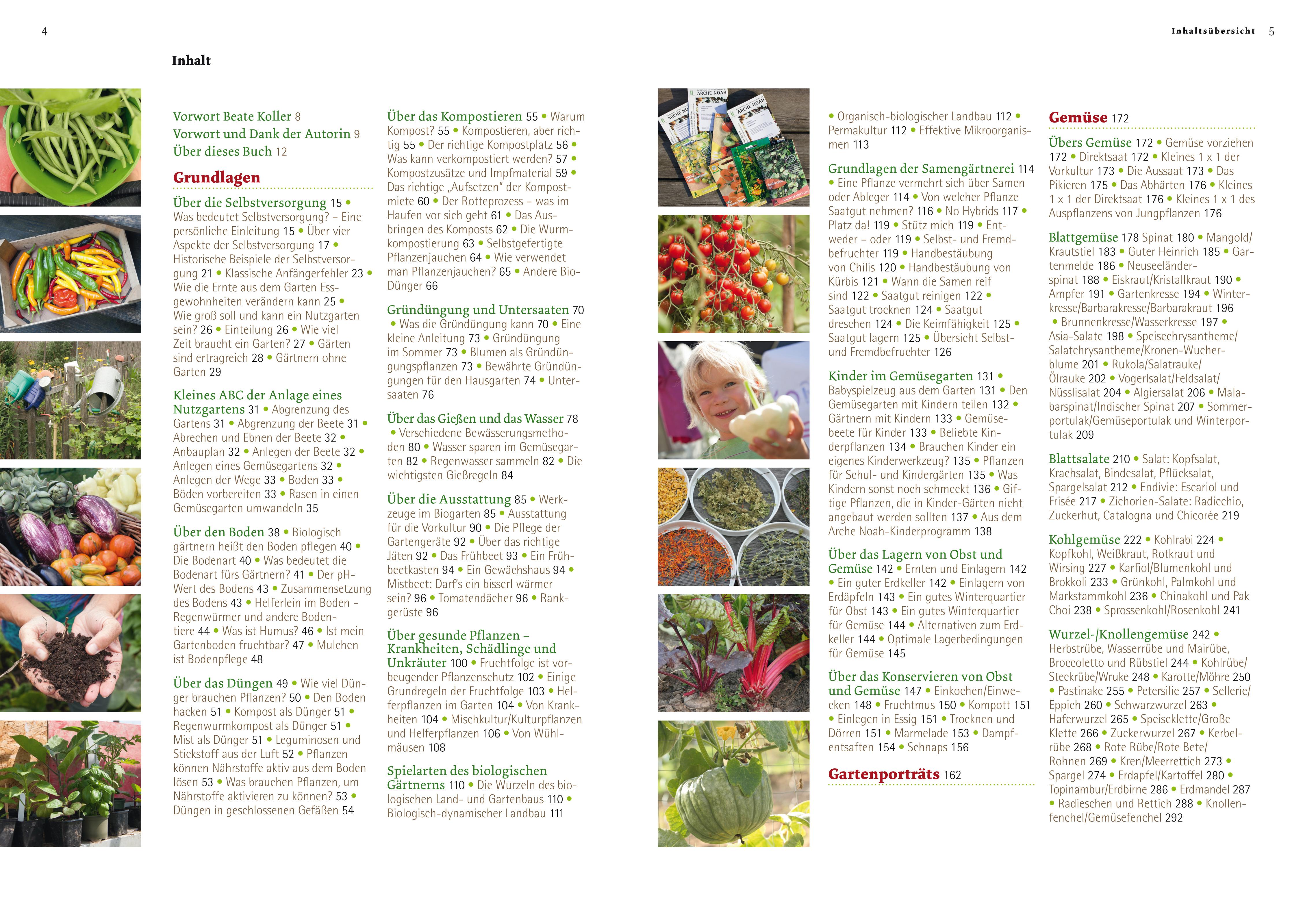 Beispielinhalt (Bild) Das große Biogarten-Buch