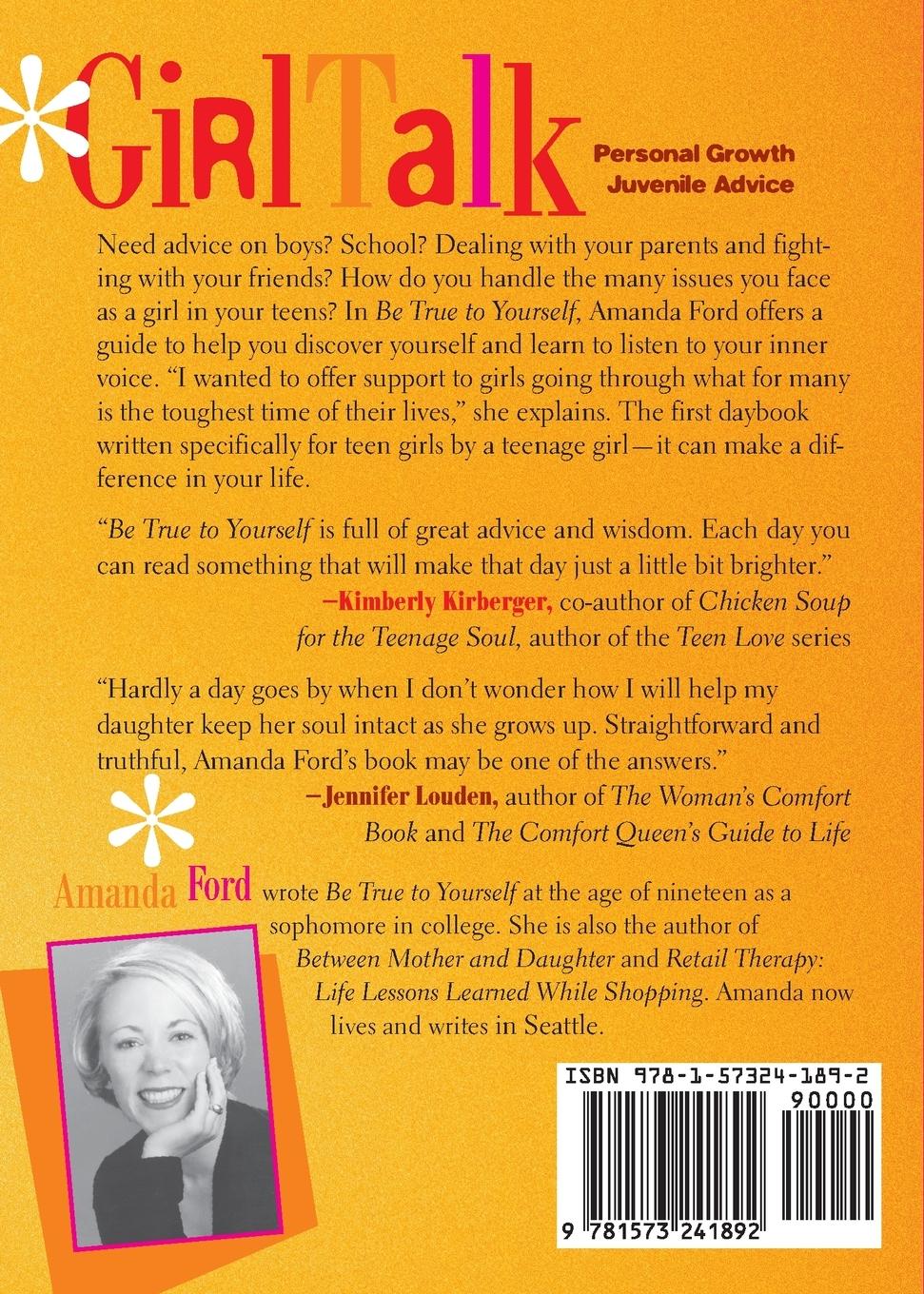 Rückseitencover Be True to Yourself