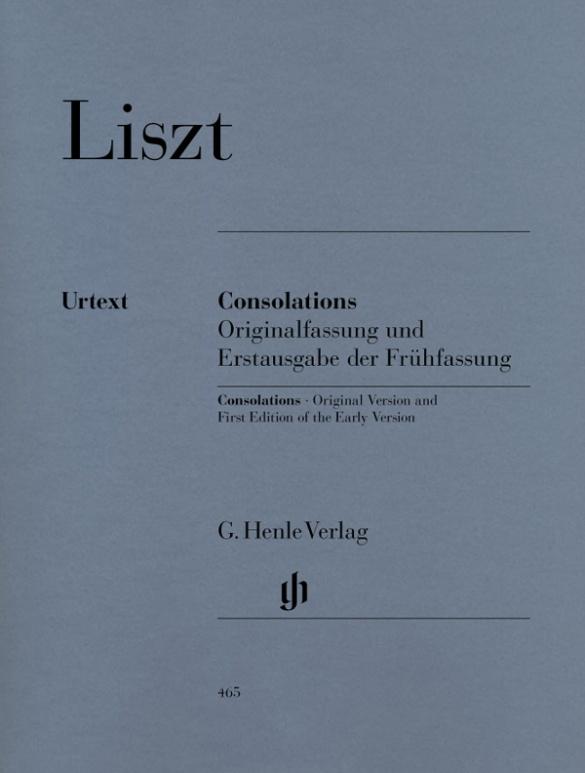 Vorderes Coverbild Liszt, Franz - Consolations (including first edition of the early version)