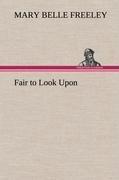 Vorderes Coverbild Fair to Look Upon