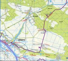 Beispielinhalt (Bild) Mecklenburgischer Seen Radweg 1 : 50 000